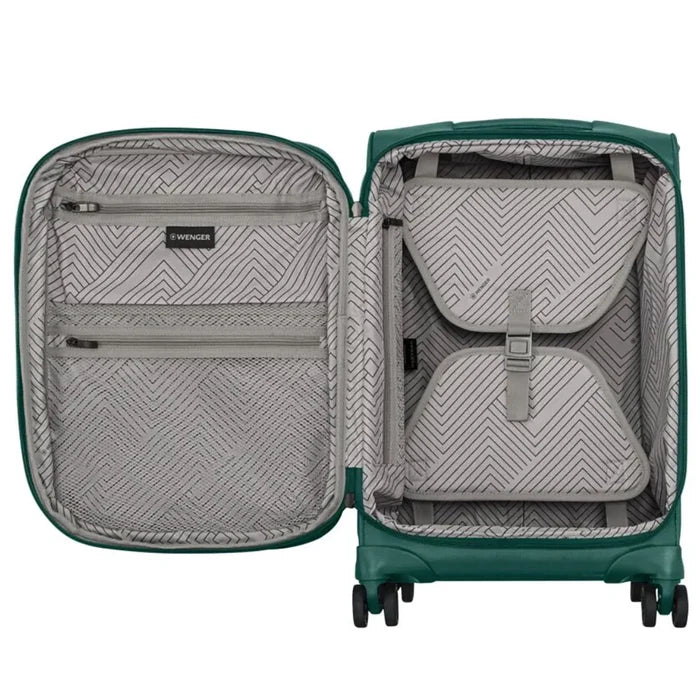 Wenger Checklite 55 cm Softside Expandable Carry-On Suitcase - Green