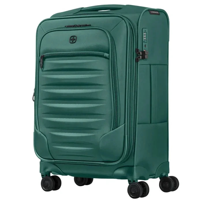 Wenger Checklite 55 cm Softside Expandable Carry-On Suitcase - Green
