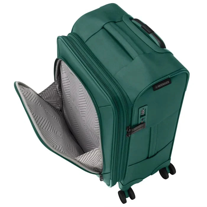 Wenger Checklite 55 cm Softside Expandable Carry-On Suitcase - Green
