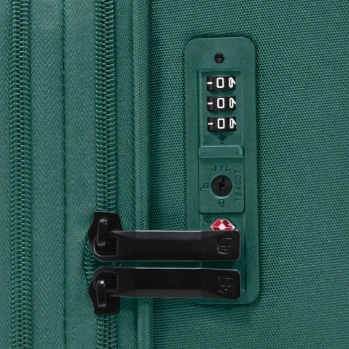 Wenger Checklite 55 cm Softside Expandable Carry-On Suitcase - Green