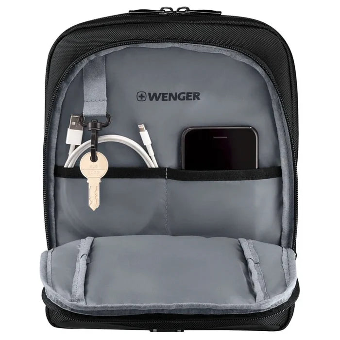 Wenger XE Crossbody Bag with 11’’ Tablet Pocket - Black
