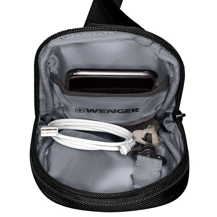 Wenger XE Crossbody Monosling Bag with RFID - Black