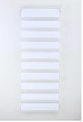 124cmx165cm -White Curtians -Zebra/Vision Blinds Double layer Fabric Roller-24