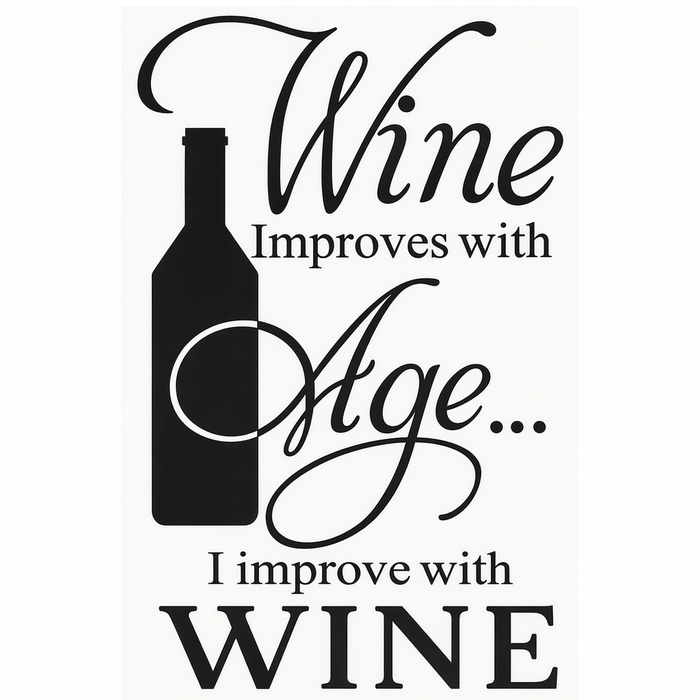 Wine Themed Wall Stickers for Home Decor - Set of 5 Pieces Default