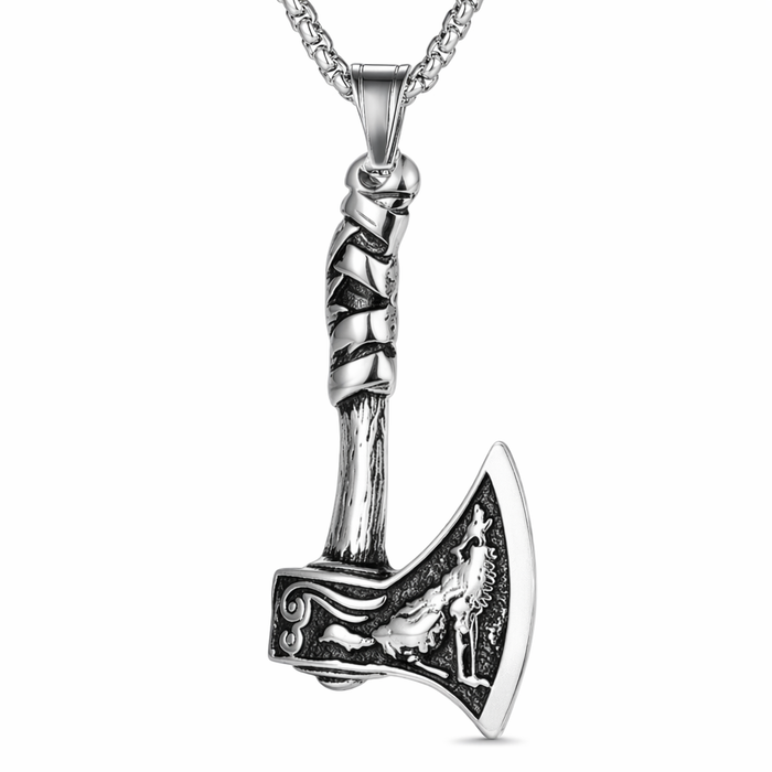 Wolf Totem Axe Pendant Default