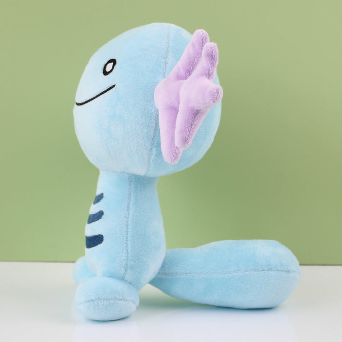 Wooper Plush, Perfect Gift for Fans: beige, lavender axolotl character, cute cartoon style