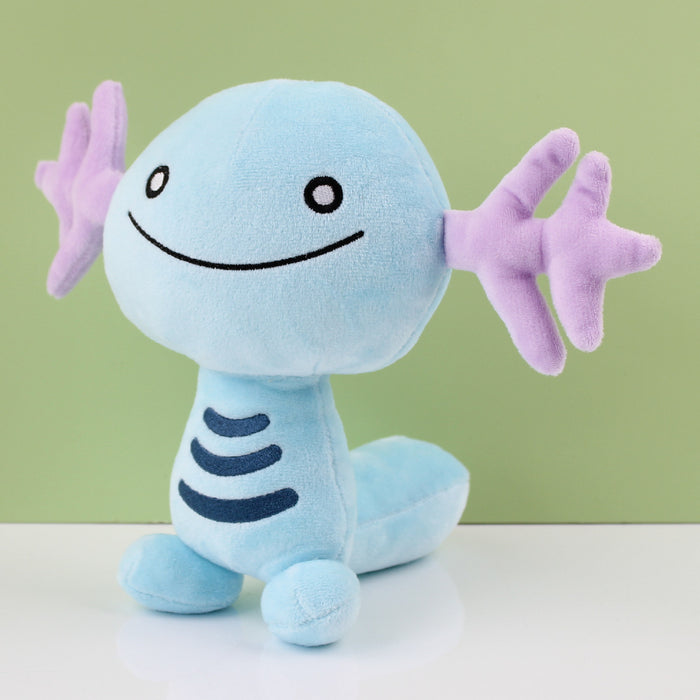 Wooper Plush, Perfect Gift for Fans: beige, lavender axolotl character, cute cartoon style