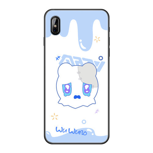 Wubbaboo Honkai Star Rail Phone Case: red, white cartoon firefighter character, kawaii cartoon style