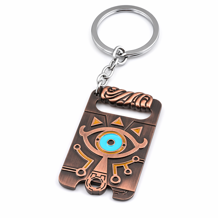 Zelda Sheikah Slate Keychain: Portable Adventure Symbol Default